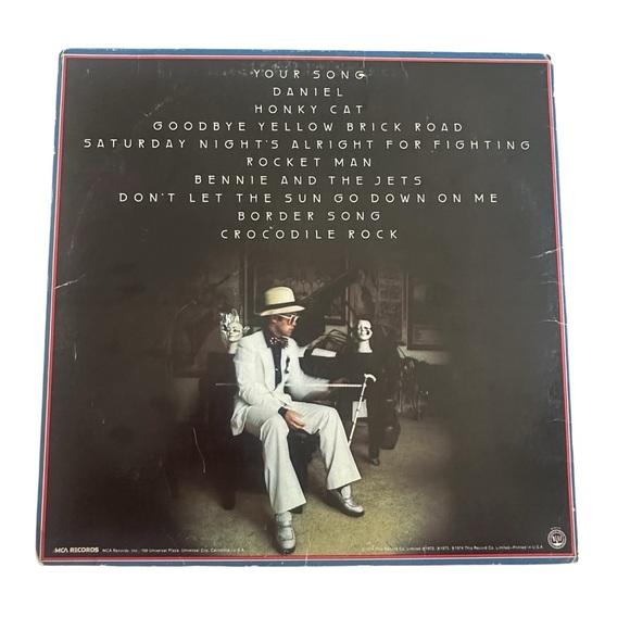 Elton John – Greatest Hits (Vinyl, MCA Records) - Picture 2 of 3